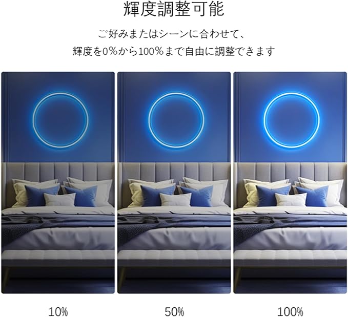iNextStation 16.4ft/5M Bule COB LED Light Strip, DC12V CRI 93+ Light Strip - Image 5