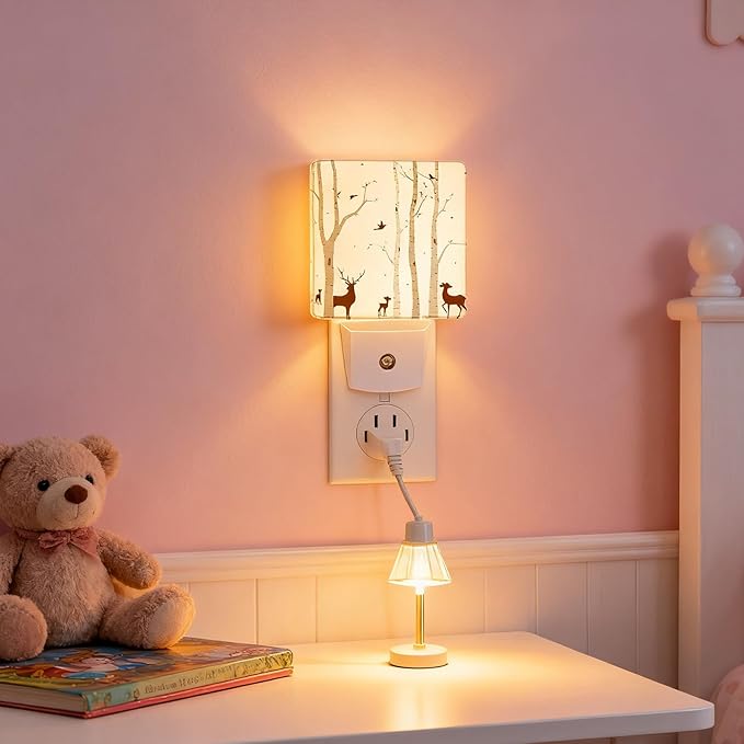 Night Light Plug-in Dusk to Dawn Smart Sensor White Led Nightlight - Image 3