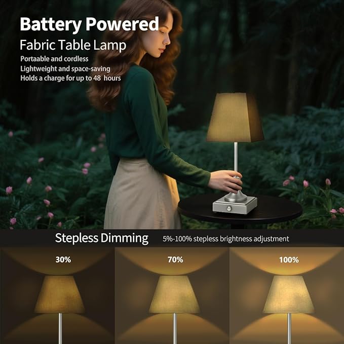 Rechargeable LED Table Lamps - Image 3