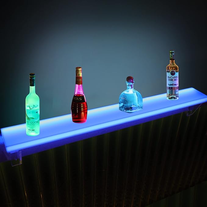 Led Lighted Liquor Bottle Display Shelf 40 Inch by Cimcame