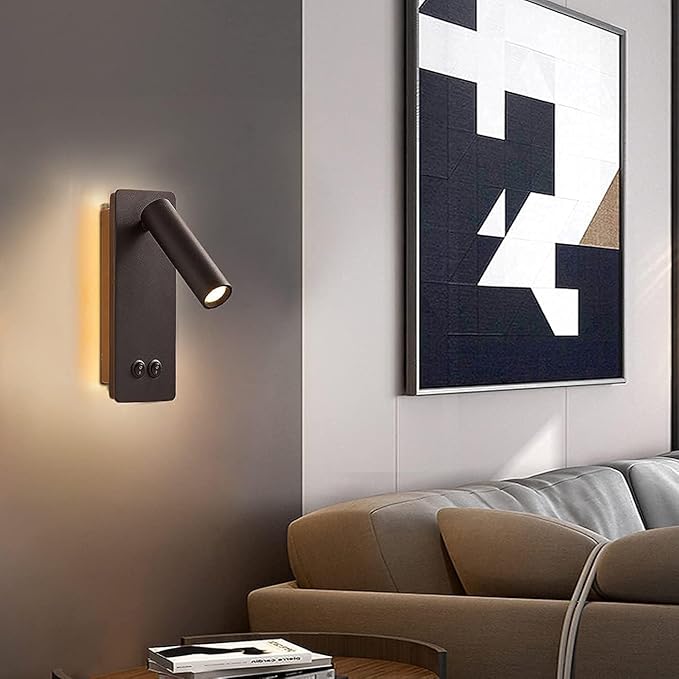 LED wall lamp and reading light two-in-one multifunctional wall sconces. LED - Image 8