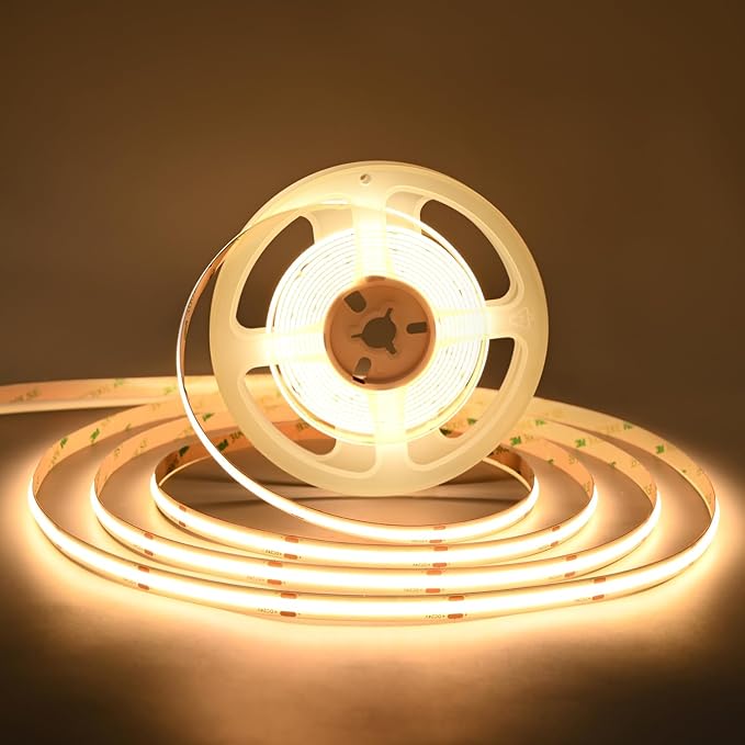 COB LED Strip Lights UL Listed DC 24V LED Lights Flexible Super Bright LED by TUNICHX