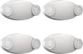4 Packs Emergency Lights for Business, Hard Wired, LED Emergency Lights by EXITLUX
