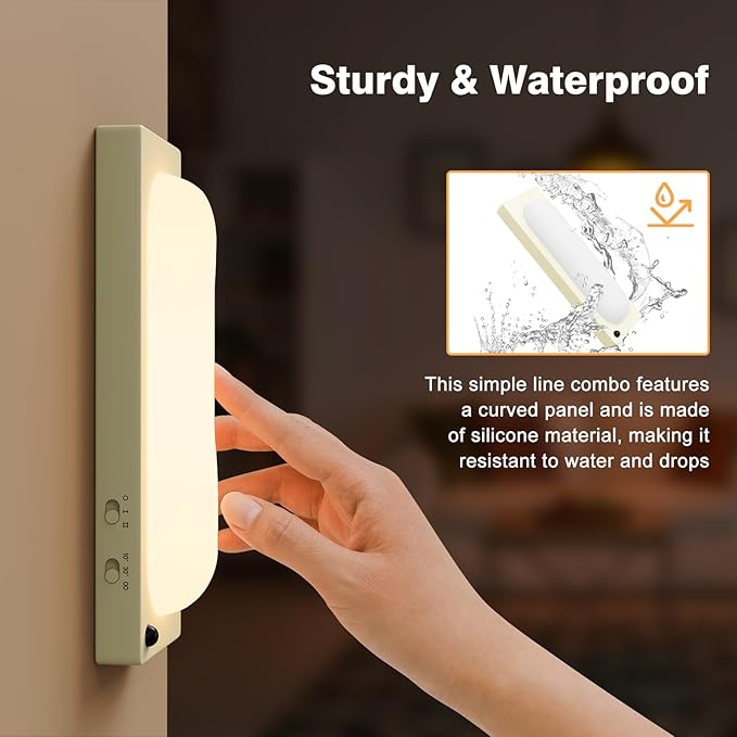 Under Cabinet Lighting, USB-C Rechargeable 2700K Dimmer LED Battery Operated - Image 3