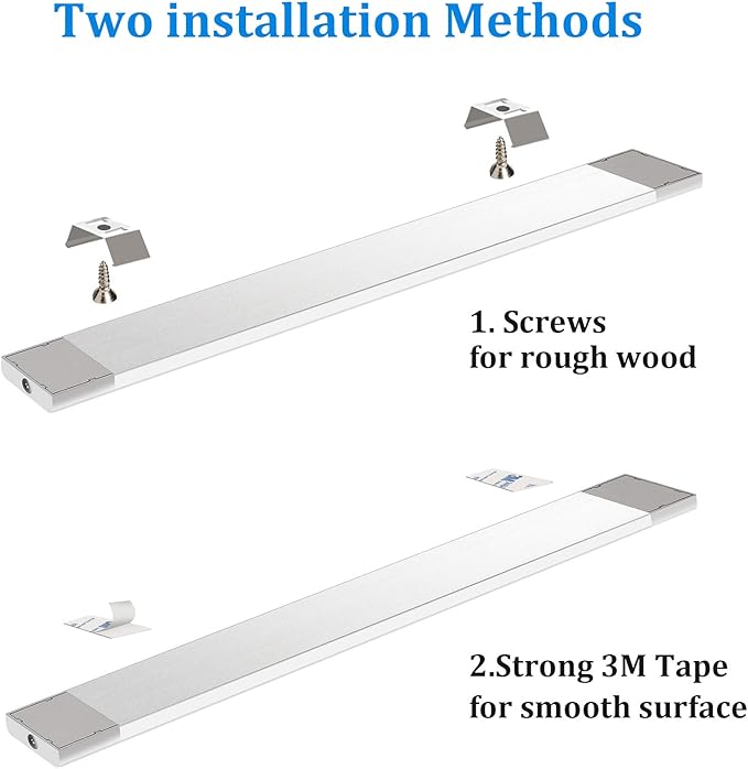 WOBANE Under Counter Lighting, Under Desk Light Bar, Hand Wave Activated - Image 6
