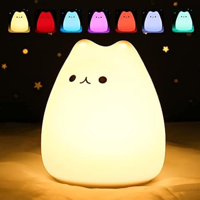 ZKLiLi Cute Cat Lamp, Night Light by ZKLiLi
