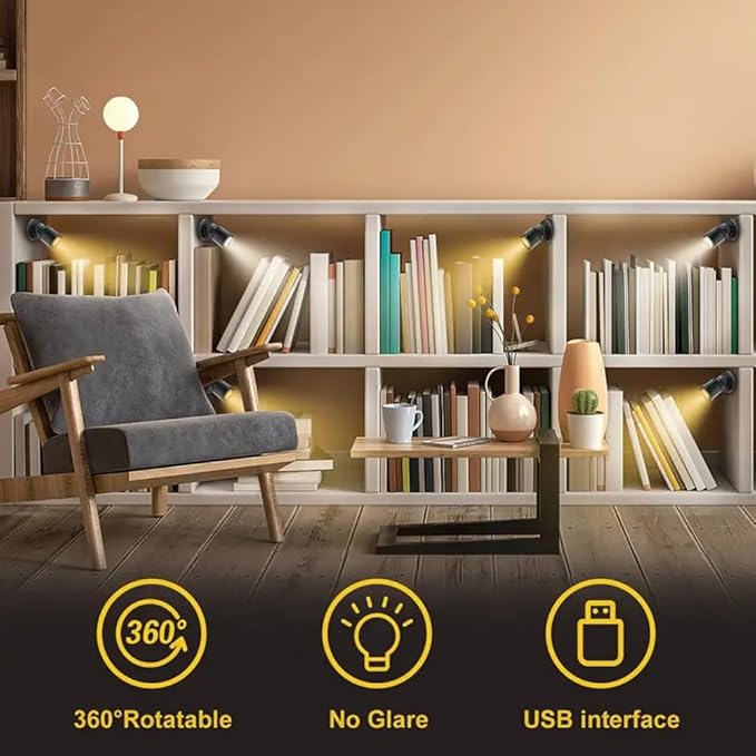 USB Powered Mini Spotlights for Displays 2-Pack – 5V Small LED Spot Lights - Image 7
