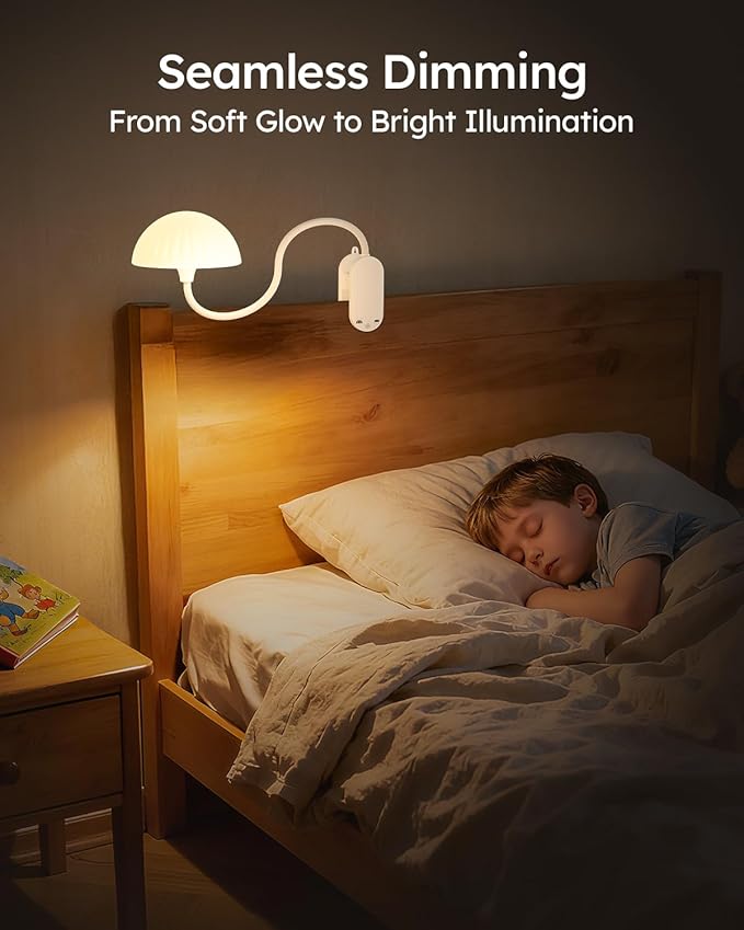 Rechargeable Clip On Lamp, Cordless Touch Control Desk Lamp - Image 6