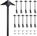 Gardenreet Brass Low Voltage Landscape Lighting - 12V LED Path Light IP65 by Gardenreet
