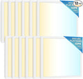 Sunco 12 Pack 2x2 LED Flat Panel Light, Dual Selectable CCT 4000K/5000K/6000K & by SuncoLighting