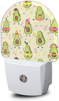 Night Light, Cute Kawaii Avocado Night Lights Plug Into Wall Smart Sensor Night by YESPOAK