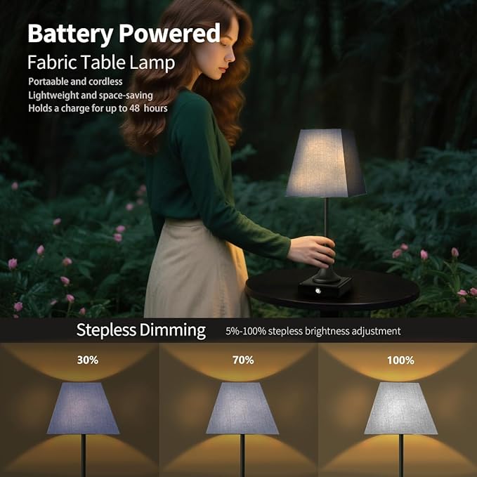 Rechargeable LED Table Lamps - Image 3