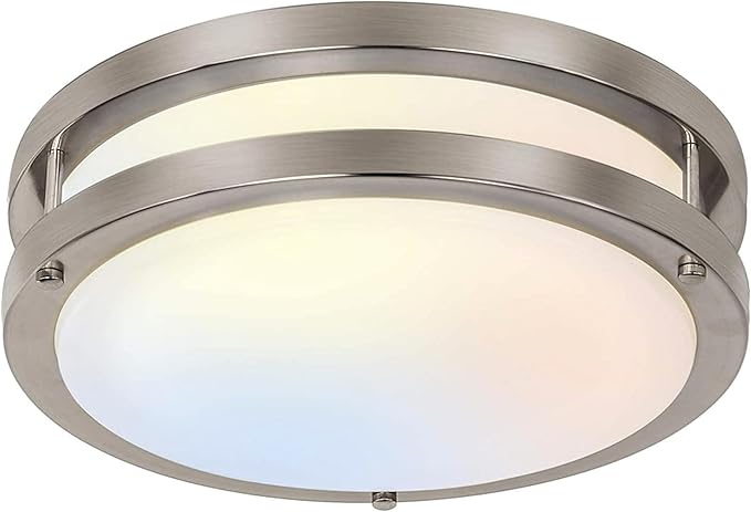 13 inch Flush Mount LED Ceiling Light Fixture, 2700K/3000K/3500K/4000K/5000K by hykolity