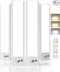4Pack 7.8inch Under Cabinet Lighting, Rechargeable Motion Sensor Light Wireless by AMETHEUS