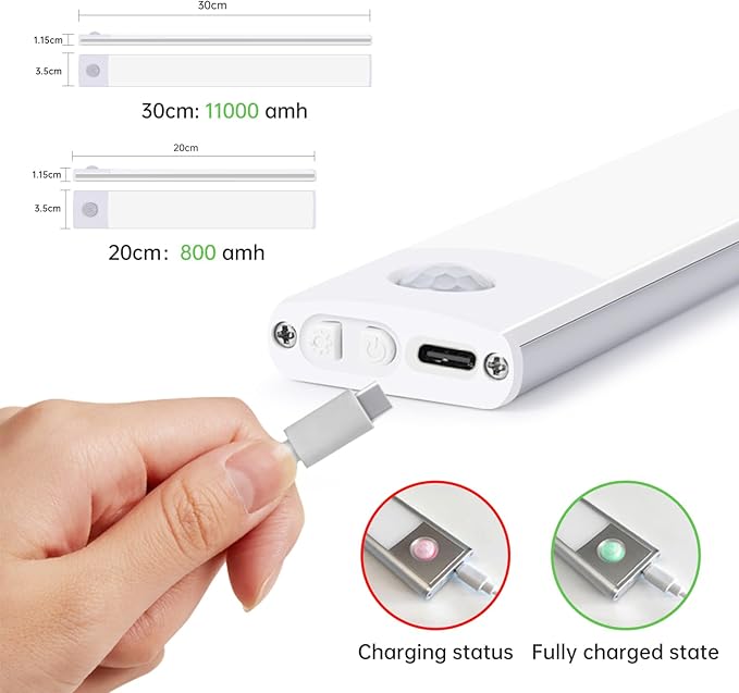 Under Cabinet Lights, 40 LED Rechargeable Battery Operated Motion Sensor Light - Image 4