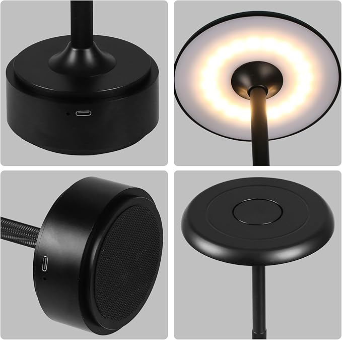 5200mAh Rechargeable Cordless LED Table Lamps Touch Sensor Light, 3-Levels - Image 3