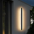 Modern Outdoor Wall Lights, 57inch Long Linear LED Wall Sconce, 3000K Warm White by Daoseolo