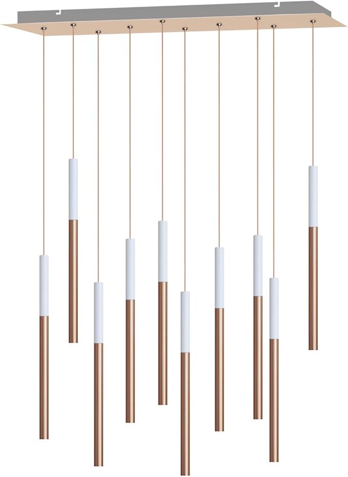ALTAIR 10 Mini Pendant Lighting White-Copper by CONTECDEVELOPMENT