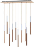 ALTAIR 10 Mini Pendant Lighting White-Copper by CONTECDEVELOPMENT