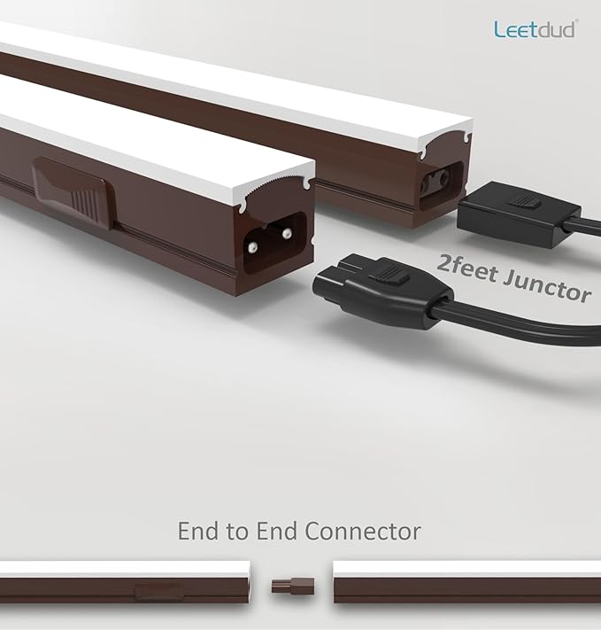 Under Cabinet Lighting Plug in, 24 Inch 2 Pcs, Linkable AC120V 3CCT - Image 2