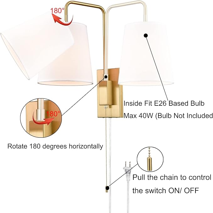 Wall Sconces Set of Two - Image 3