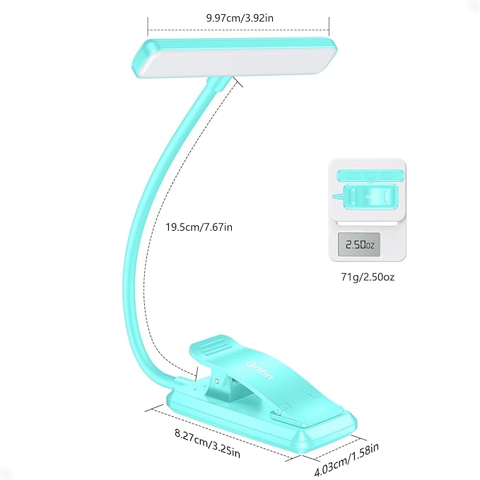 Gritin 19 LED Rechargeable Book Light - Image 8
