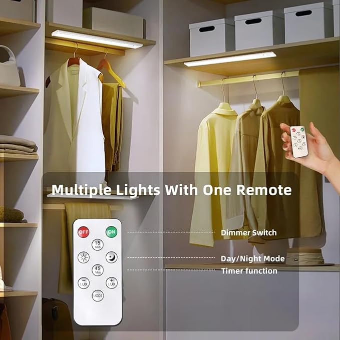 16-inch Wireless Under Cabinet Lighting, Motion Sensor LED Lights, USB-C - Image 8