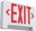 Exit Sign with Adjustable LED Pipe, Exit Signs with Emergency Lights Bar Combo by SASELUX