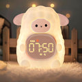 Sheep Alarm Clock with Night Light by Aokpsrt