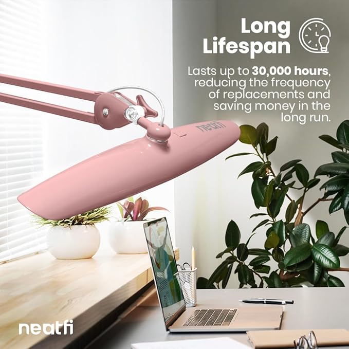 Neatfi XL 2, 200 Lumens LED Task Lamp, 24W Super Bright Desk Lamp, 4 Level - Image 2