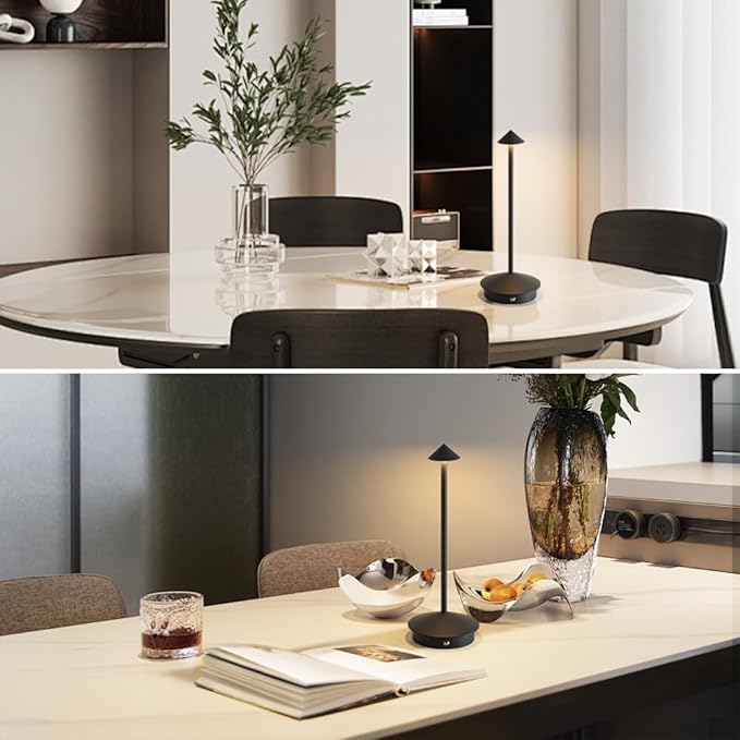 LED Cordless Table Lamps, Portable Rechargeable 6000mAh Outdoor Lights - Image 2