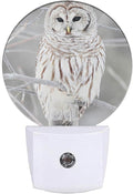 EKOBLA White Bird Plug-in Nightlights Cute Owl on Tree Branch Plug-in by EKOBLA