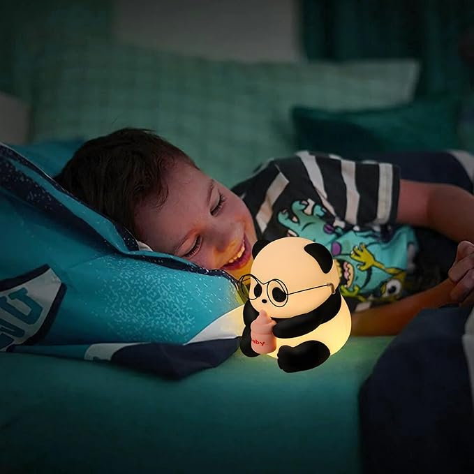 Cute Panda Night Light, LED Novelty Animal Night Lamp, 3 Level Dimmable Nursery - Image 5