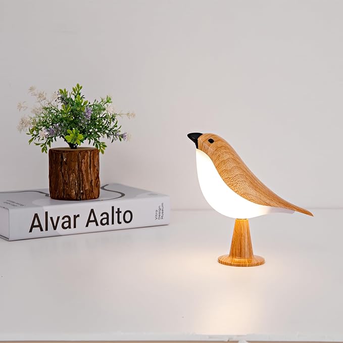 Bird Table Lamp with Remote & Touch Control | 3 Color Temperature & 3-Level by Xhope4u