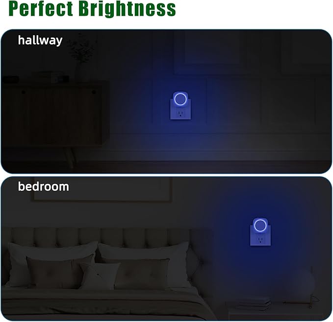 LED Night Lights Plug into Wall, Indirect Soft Dimmable Night Light - Image 7