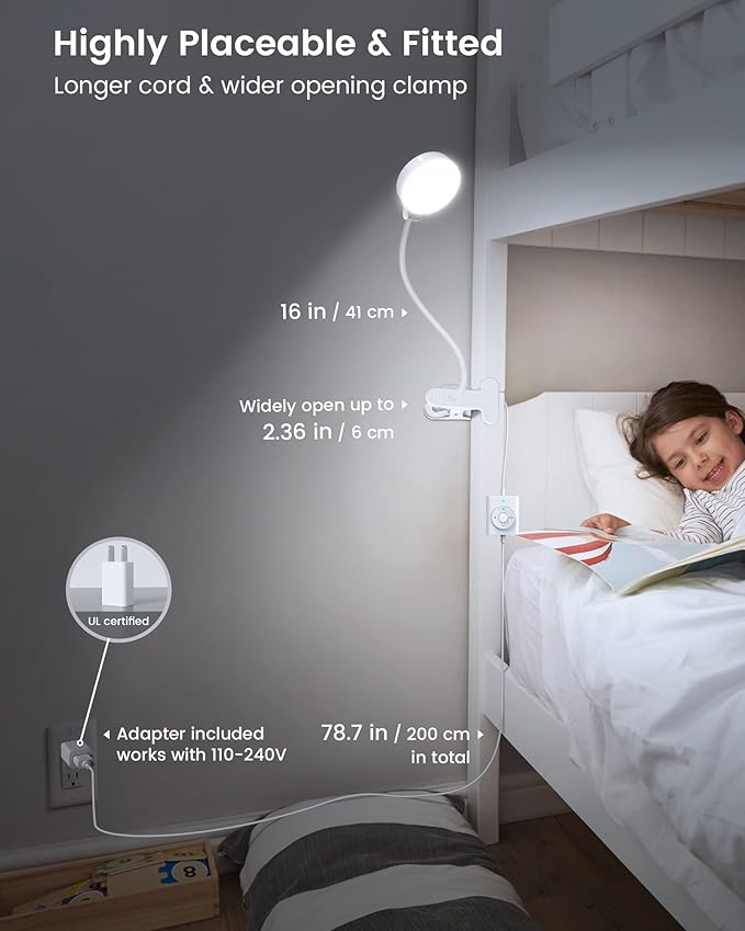 Glocusent 5W 36 LED Reading Clip on Light - Image 6