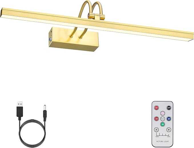 FUNCHDAY Picture Light Wireless, Rechargeable Gallery Light Battery Operated by FUNCHDAY