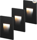 LEONLITE Black 5CCT 120V LED Step Lights, 3.5W 150LM 5%-100% Dimmable by LEONLITE