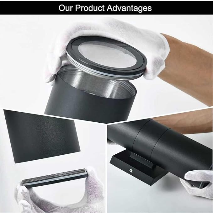 1Pack 14inch Outdoor Wall Light Fixtures, 14W Exterior Waterproof Modern Matte - Image 6