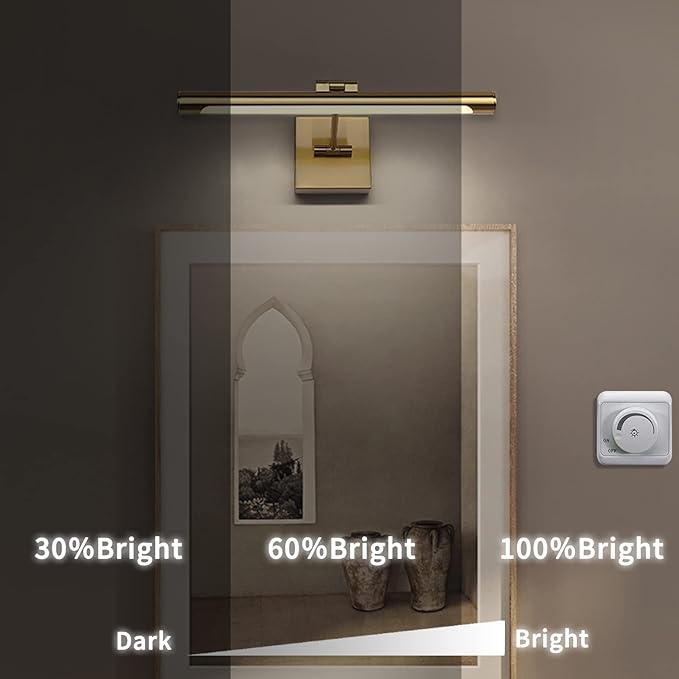 Joosenhouse LED Picture Light Fixtures Dimmable 16.53" Inch Modern Metal - Image 4