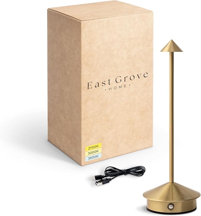 Arrrow LED Cordless USB-C Re-Chargeable Desk Lamp, 5200mAh Battery Operated - Image 4