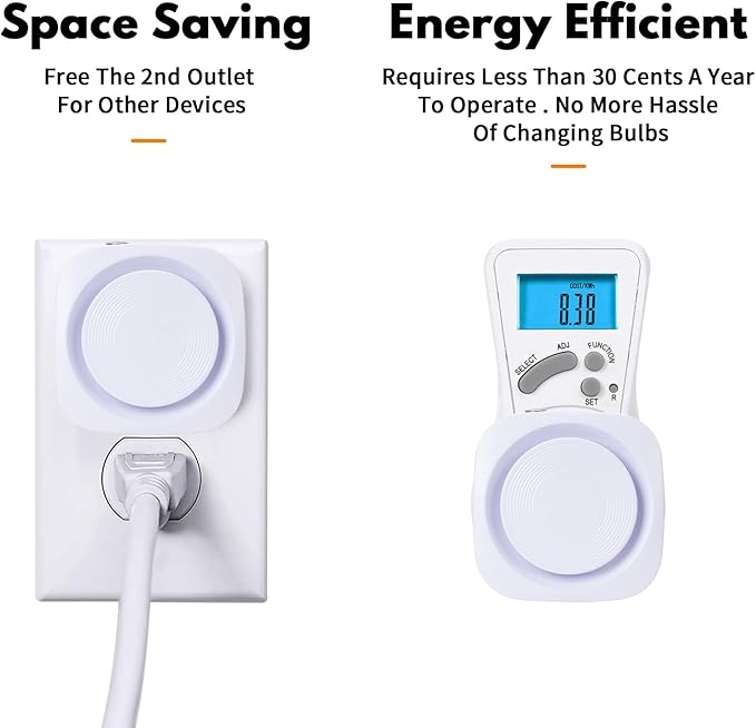 Warm Night Lights Plug into Wall, 4 Packs Dimmable Night Light - Image 5
