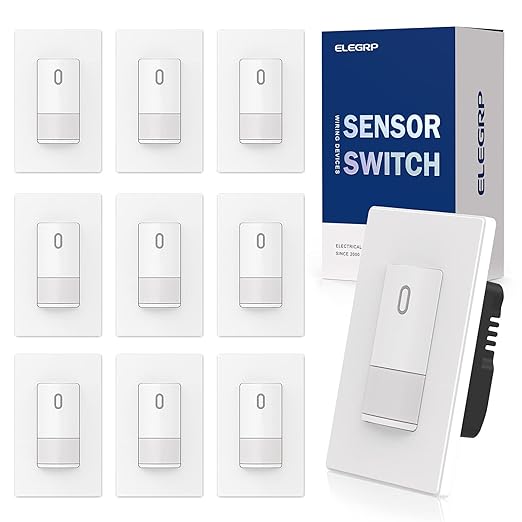 ELEGRP Occupancy Motion Sensor Light Switch, PIR Infrared Motion Activated Wall by ELEGRP%7CELEGROUP