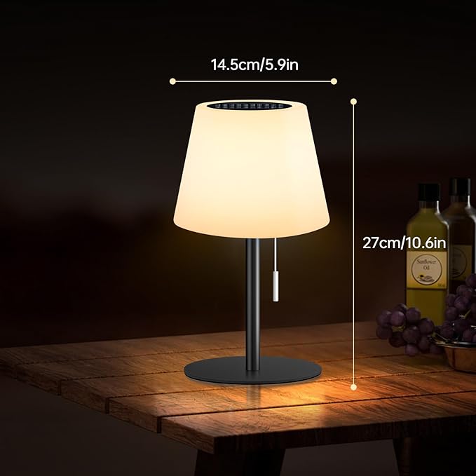 Solar Table Lamp for Outside Patio Solar Lamp Outdoor Lamp Waterproof - Image 6