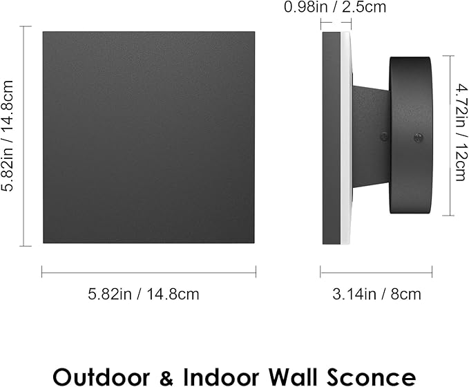 Outdoor LED Wall Light Modern Porch Light Patio Light - Image 6
