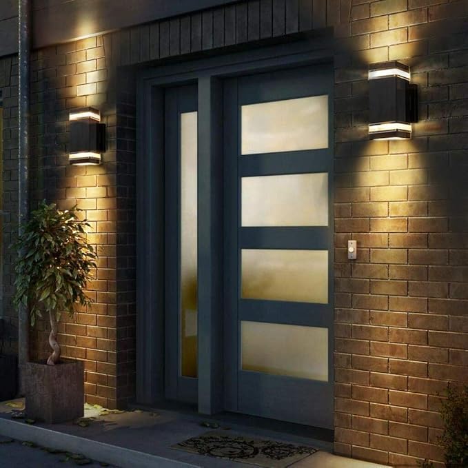 Modern LED Outdoor Wall Lights, Dusk to Dawn Outdoor Lighting Fixtures Wall - Image 8