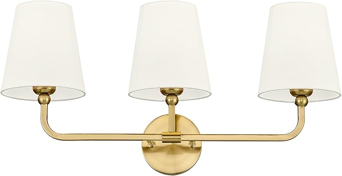 Bathroom Light Fixtures, Brushed Gold Vanity Lights by Metwet