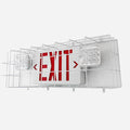 TANLUX Exit Sign Combo with Steel Cage, Square Light Head, Wall Mounted by Unknown