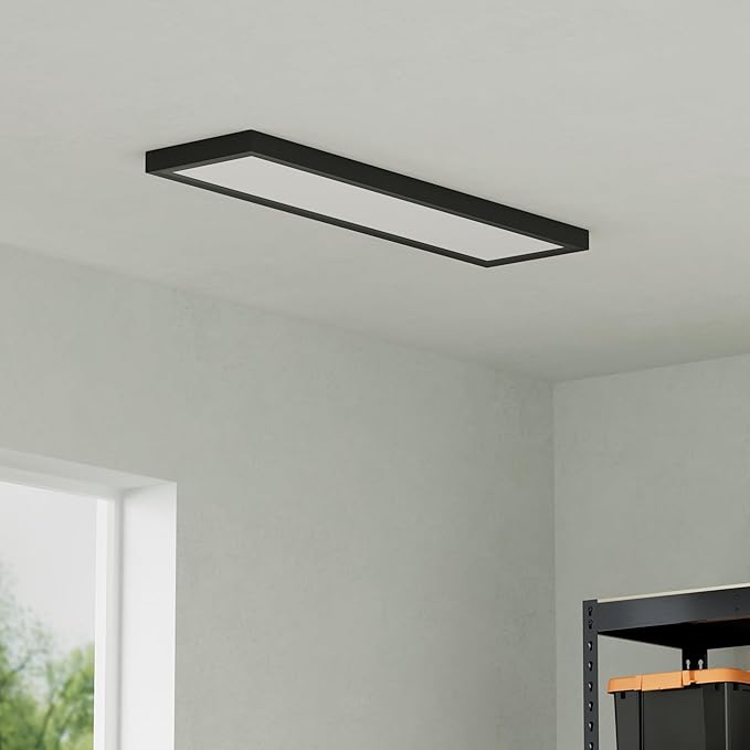 Ultralux 1x4 ft Surface Mount Ceiling Light Panel – Slim, Edge Lit, Flush Mount - Image 2