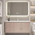 48IN Pink Modern Bathroom Vanity by NAIROLET